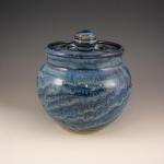 Medium Lidded Jar in Starry Night 