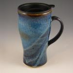 Travel Mug in Starry Night Blue