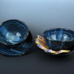 Soup N Cracker Bowls in Starry Night Blue