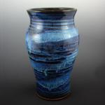 Tall Vase in Starry Night
